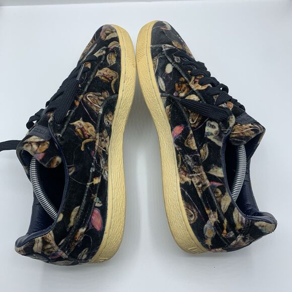 PUMA x House of Hackney Basket Classic Low Velvet Sneakers Men’s 11 - Picture 4 of 8